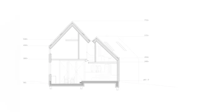 Zijdoorsnede. Beeld Woonpioniers