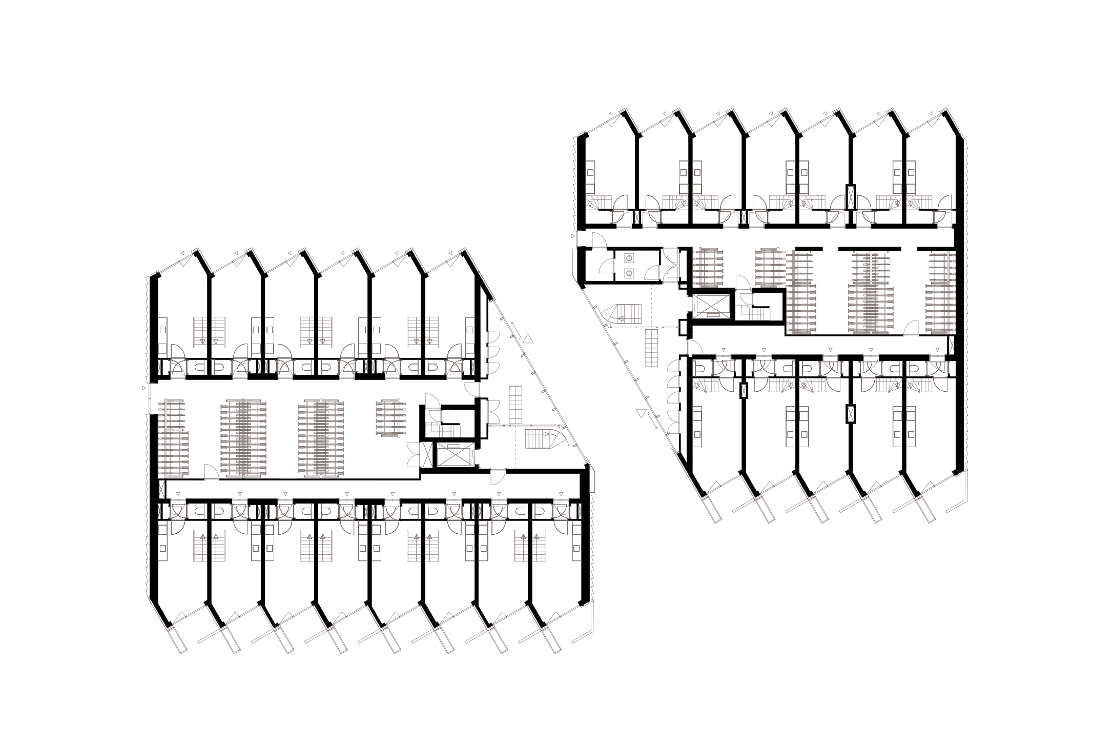 Plattegrond begane grond. Beeld Arons en Gelauff
