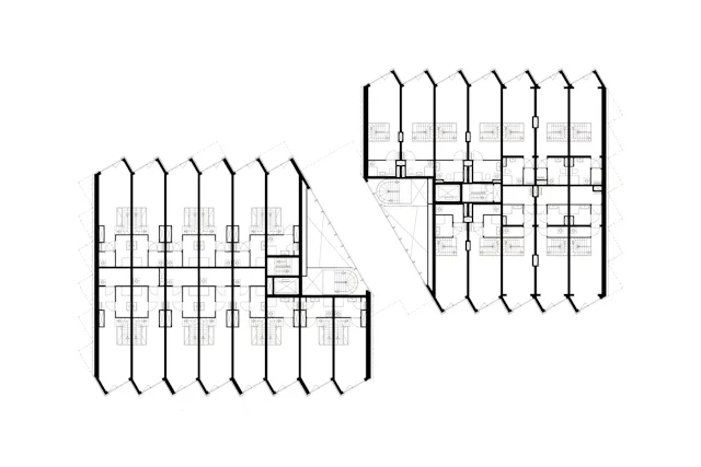 Plattegrond eerste verdieping. Beeld Arons en Gelauff