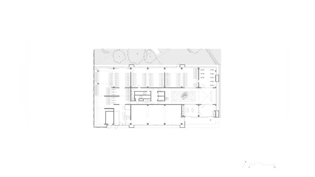 Plattegrond begane grond. Beeld Atelier Kempe Thill