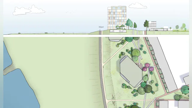 Situatietekening en doorsnede. Beeld MIX architectuur