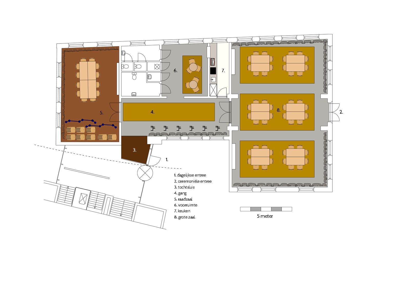 Plattegrond. Beeld Manual Makers