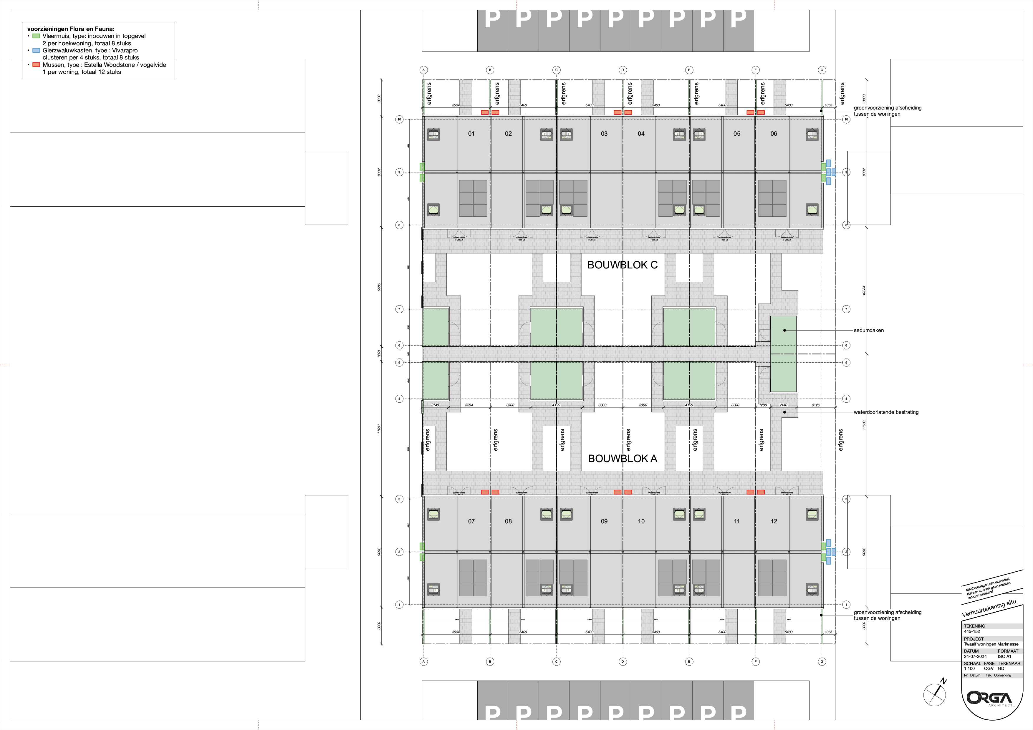 Situatietekening. Beeld ORGA Architect