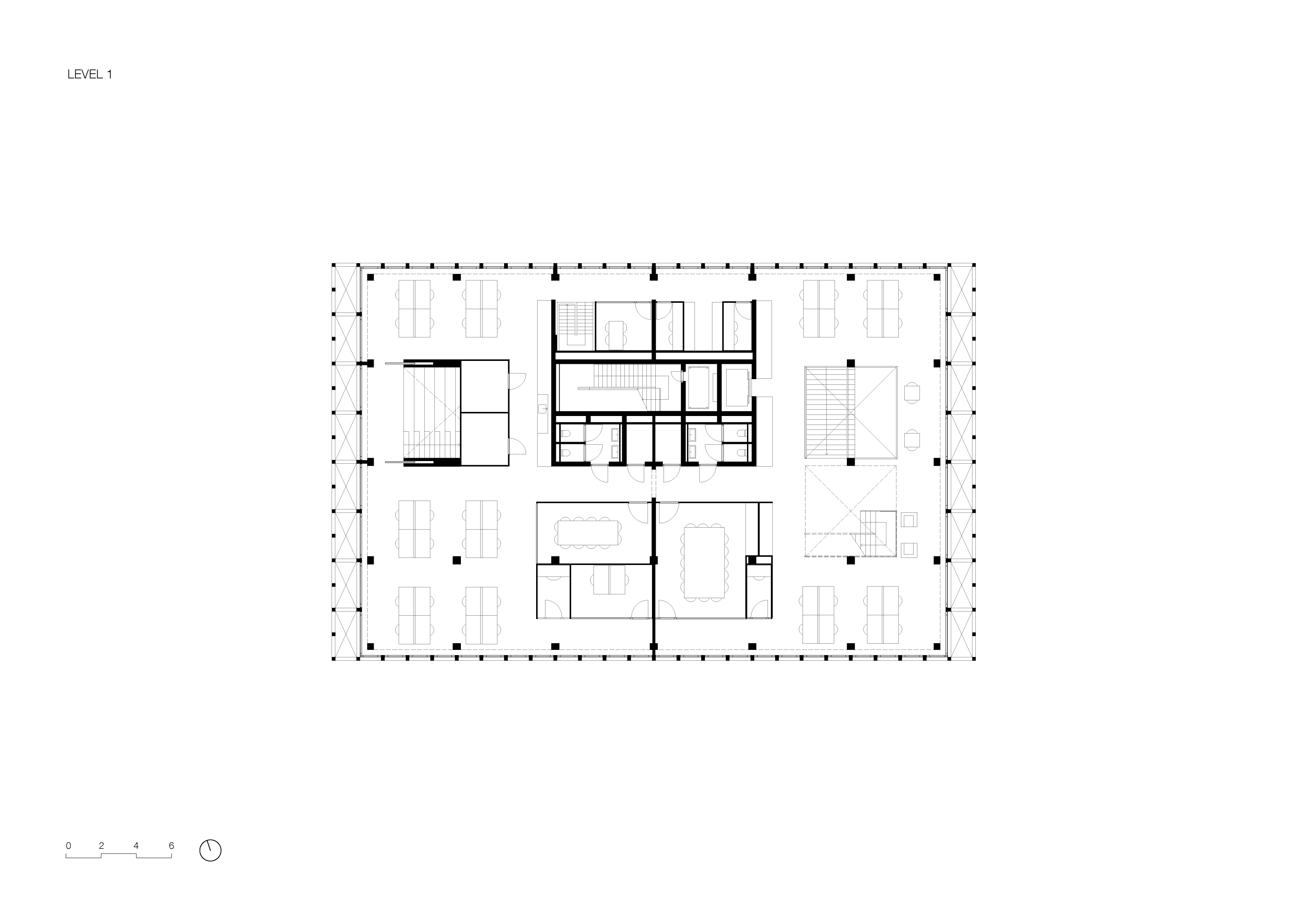 Plattegrond eerste verdieping. Beeld KAAN Architecten