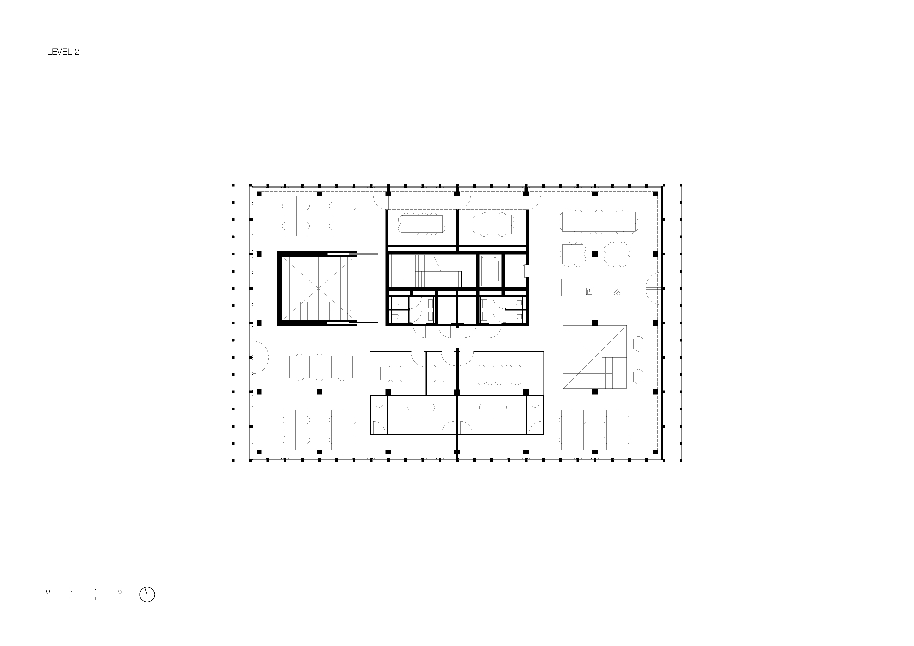 Plattegrond tweede verdieping. Beeld KAAN Architecten