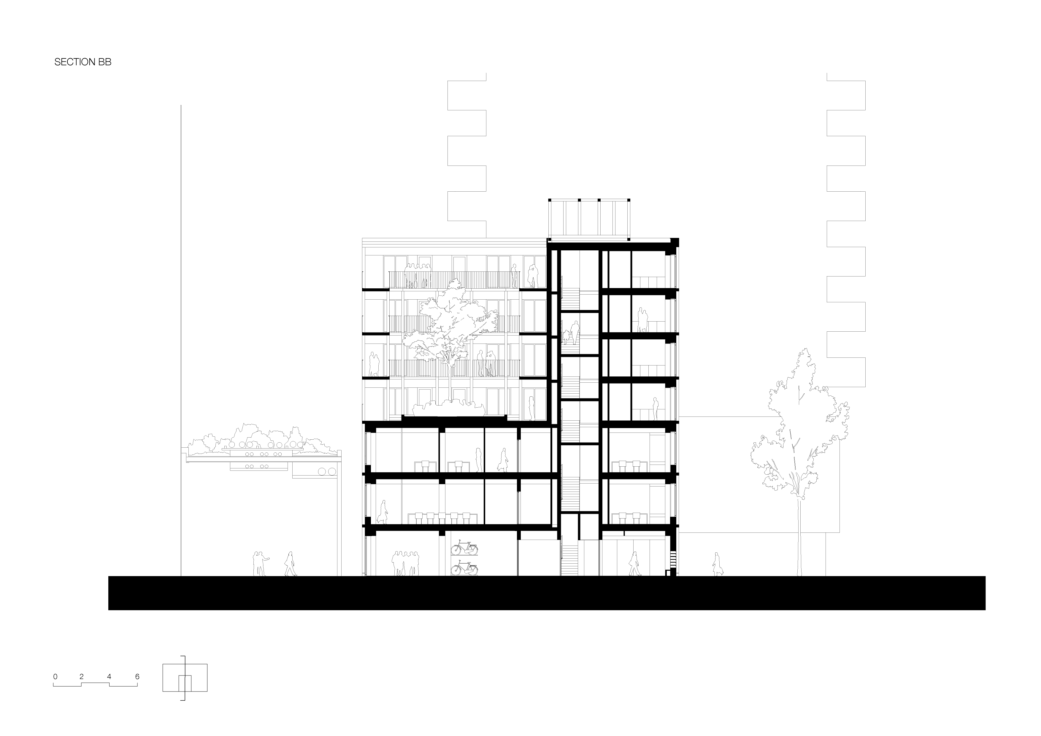 Doorsnede. Beeld KAAN Architecten