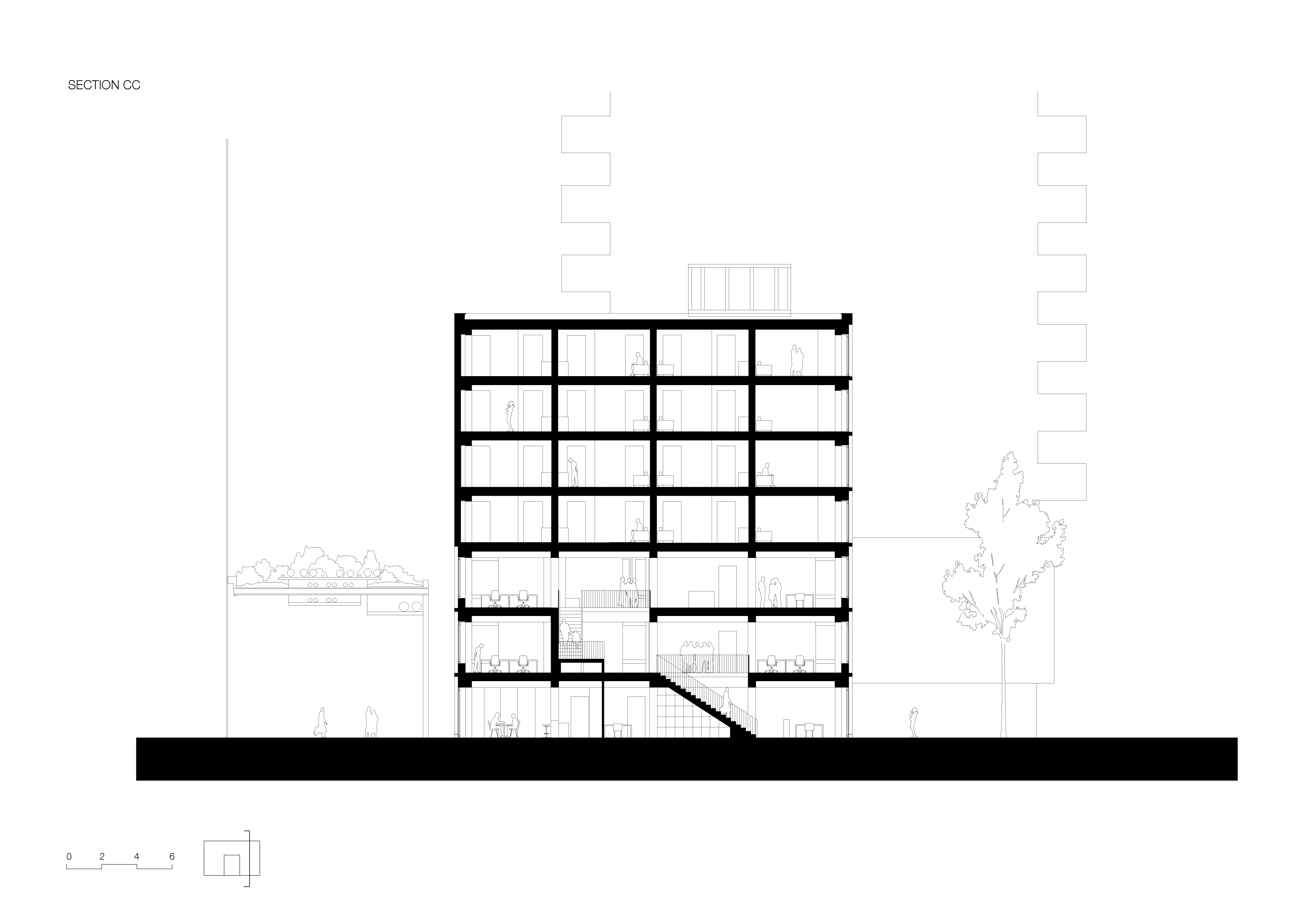 Doorsnede. Beeld KAAN Architecten