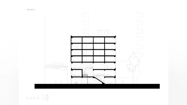 Doorsnede. Beeld KAAN Architecten