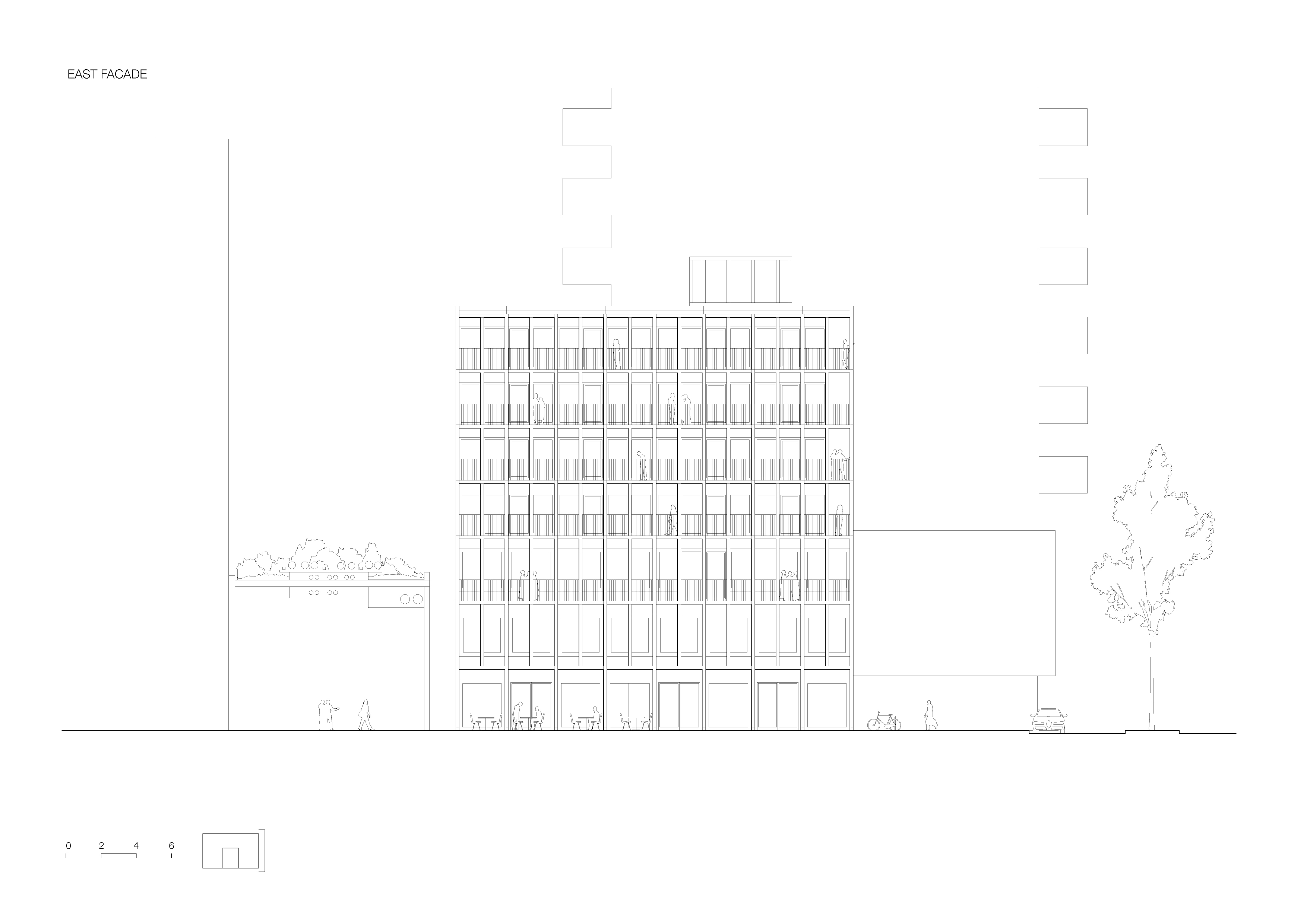 Oostgevel. Beeld KAAN Architecten