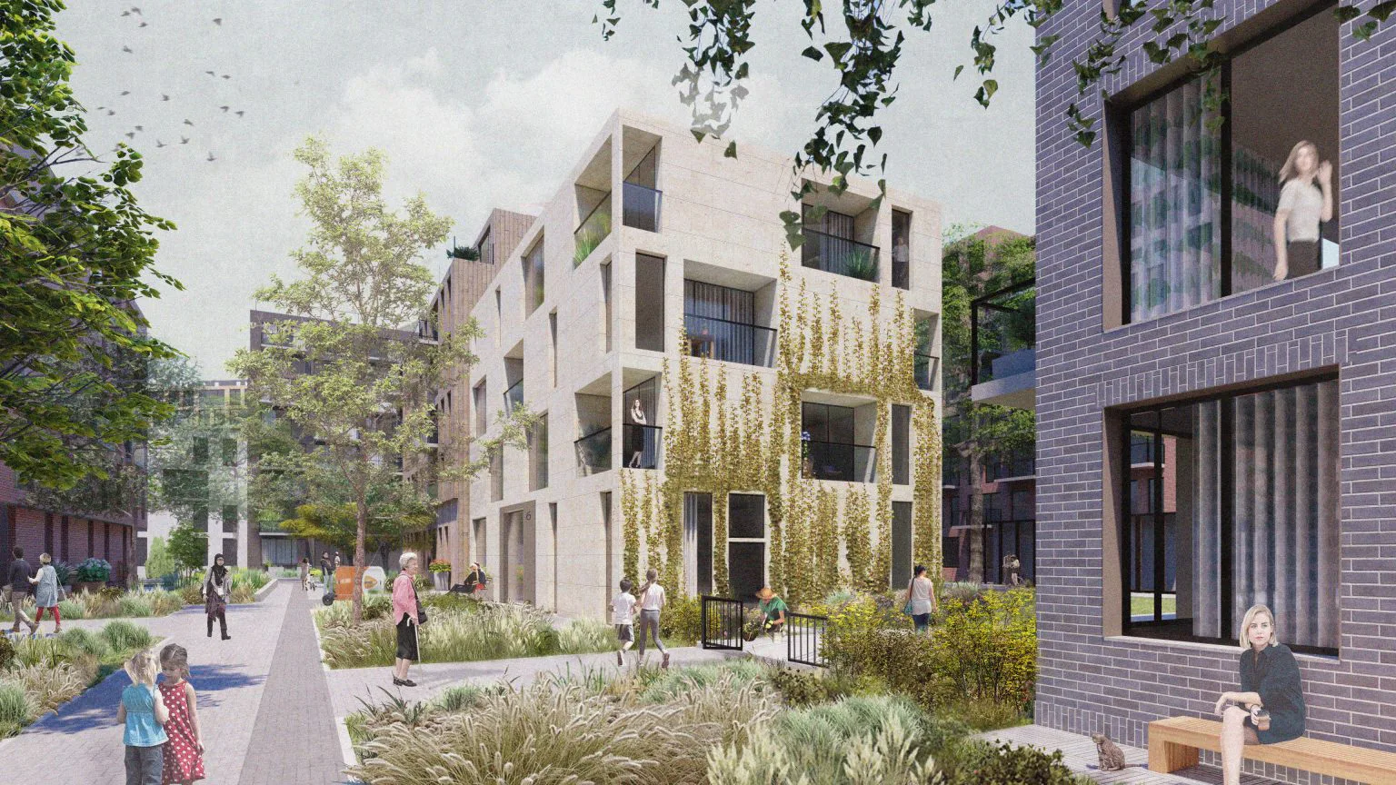 Merwede, Utrecht. Beeld Bura
