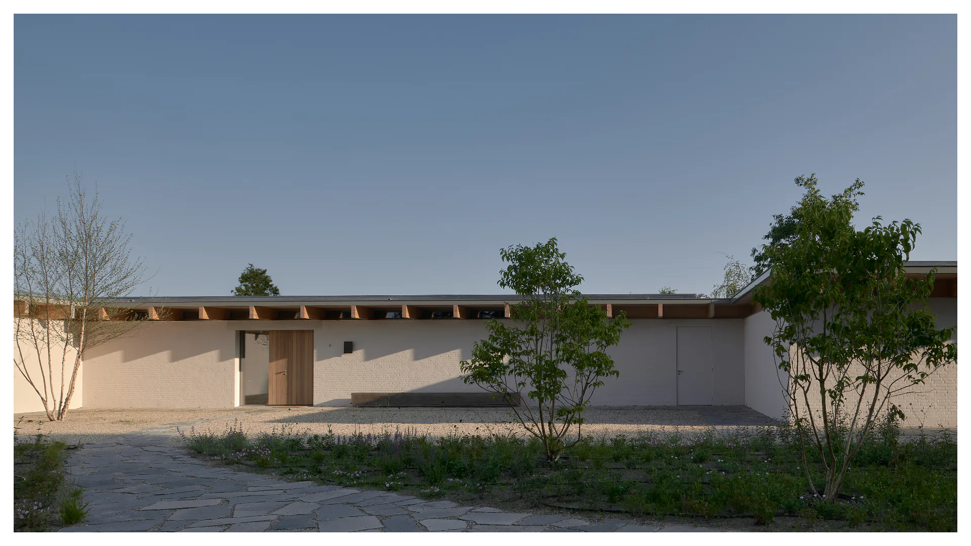 In nieuw Brabants landschap ontwierp Pieter Bedaux drie 'uitgepuurde' villa's