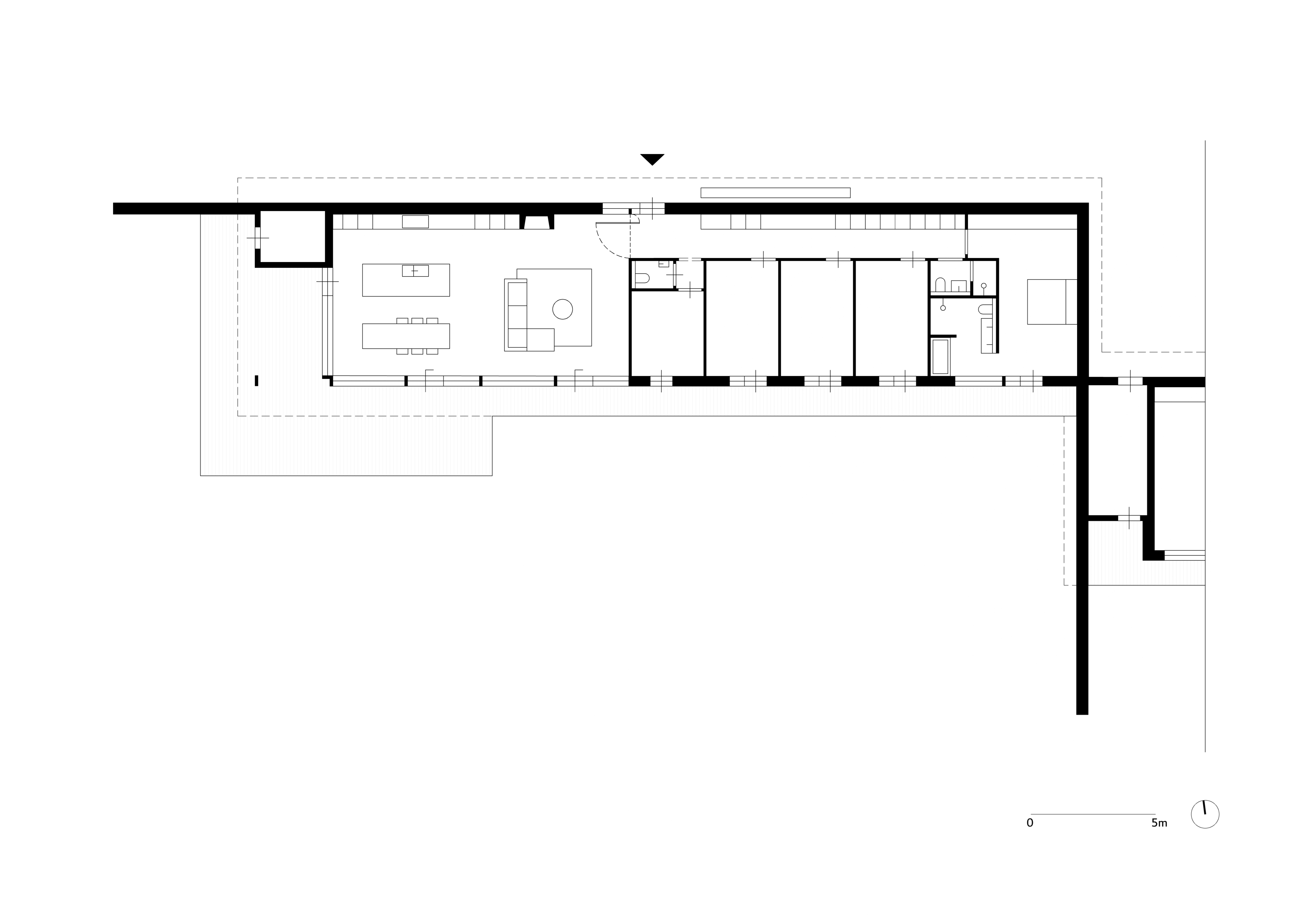 Plattegrond van 1 villa