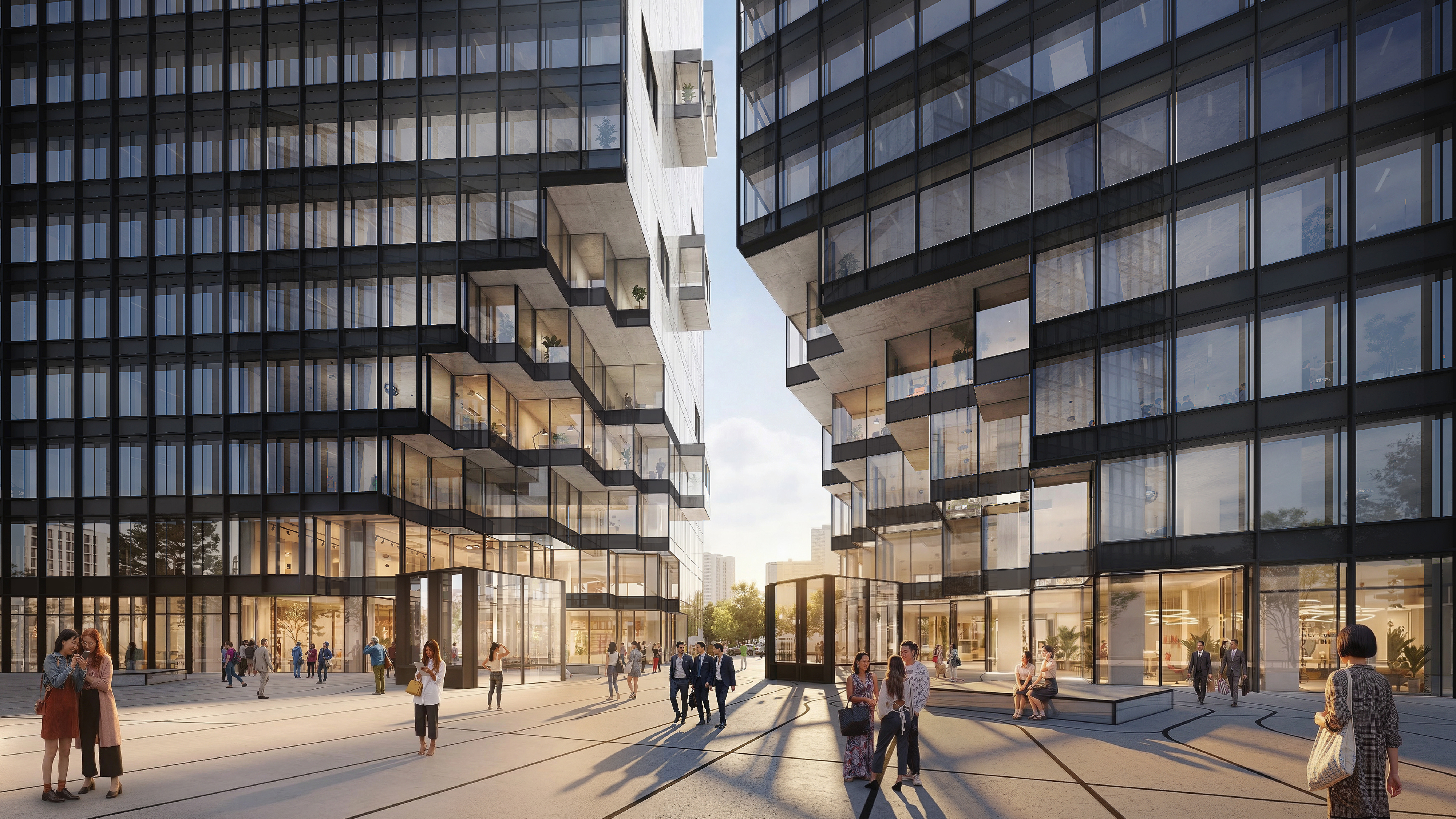 Nangang Pair. Beeld MVRDV