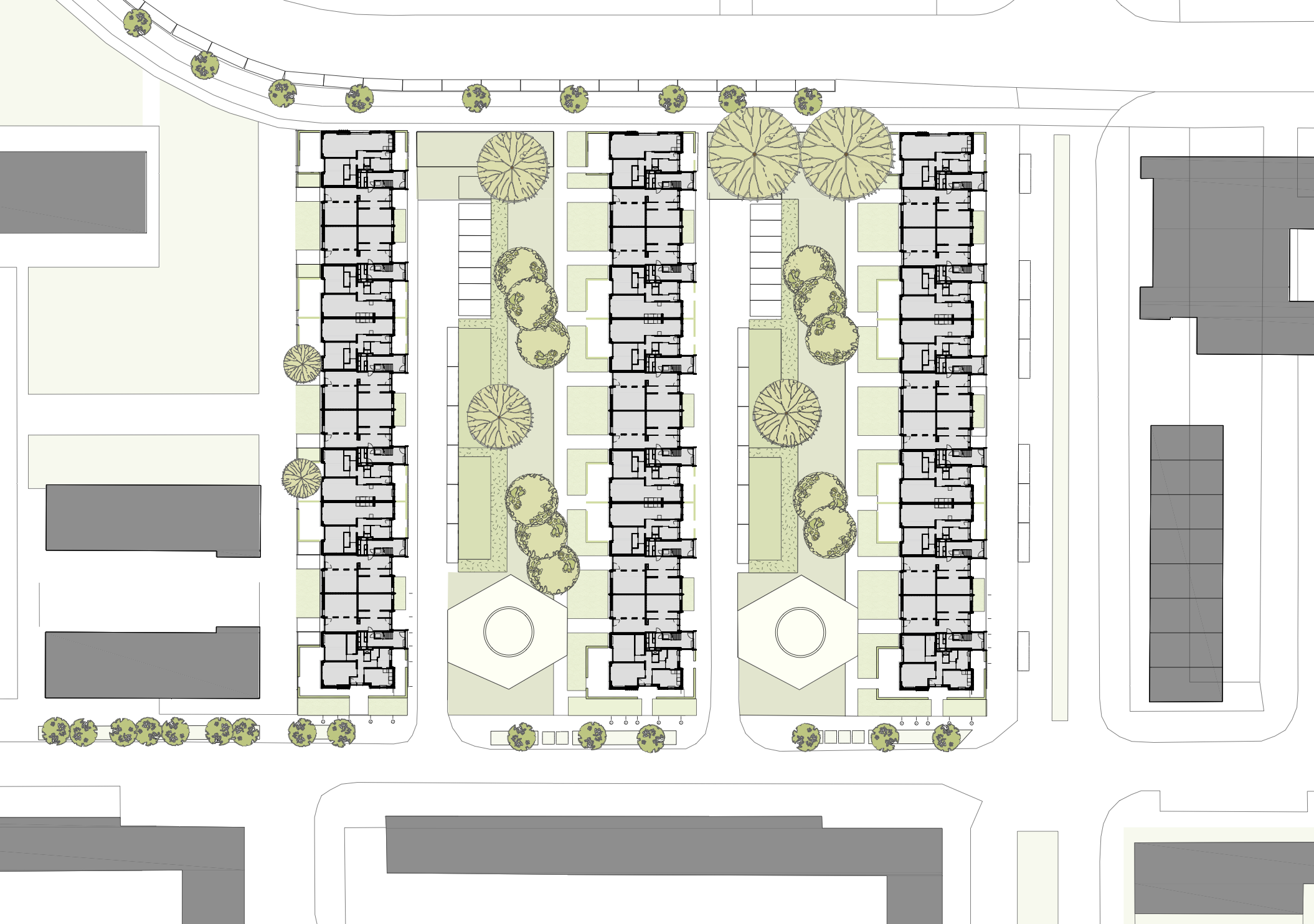 Situatietekening. Beeld Temp.architecture.urbanism