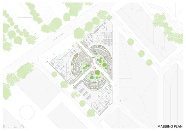 Situatietekening. Beeld MVRDV