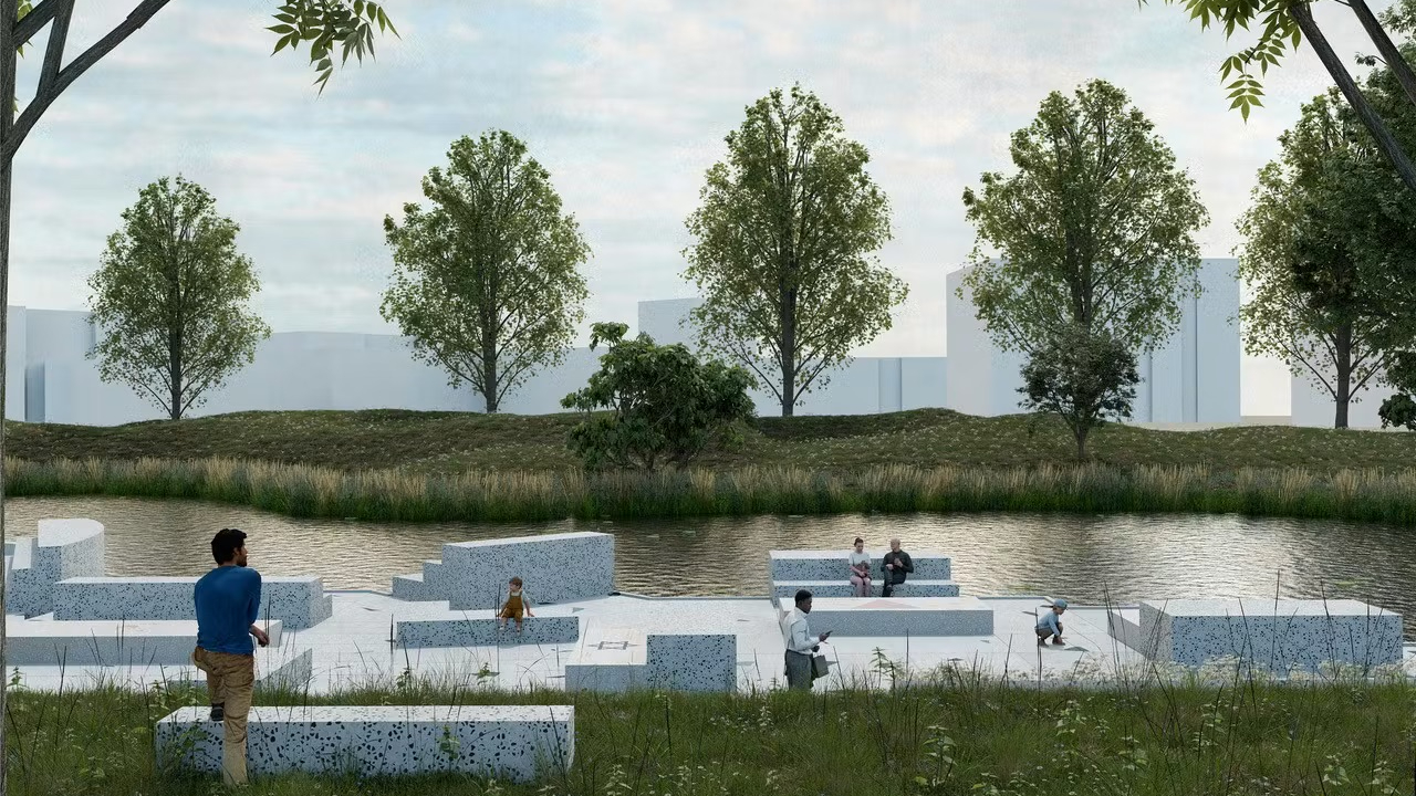 Herdenkingsplek Lelystad. Beeld Studio LA