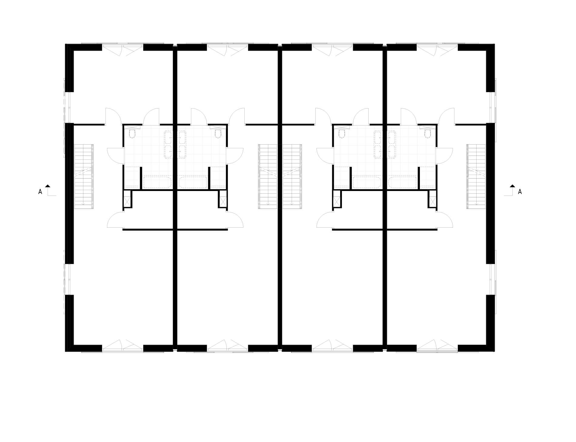 Plattegrond, eerste verdieping