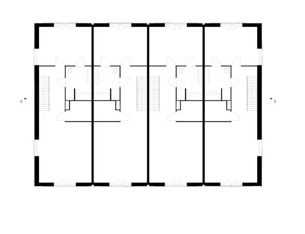 Plattegrond, eerste verdieping