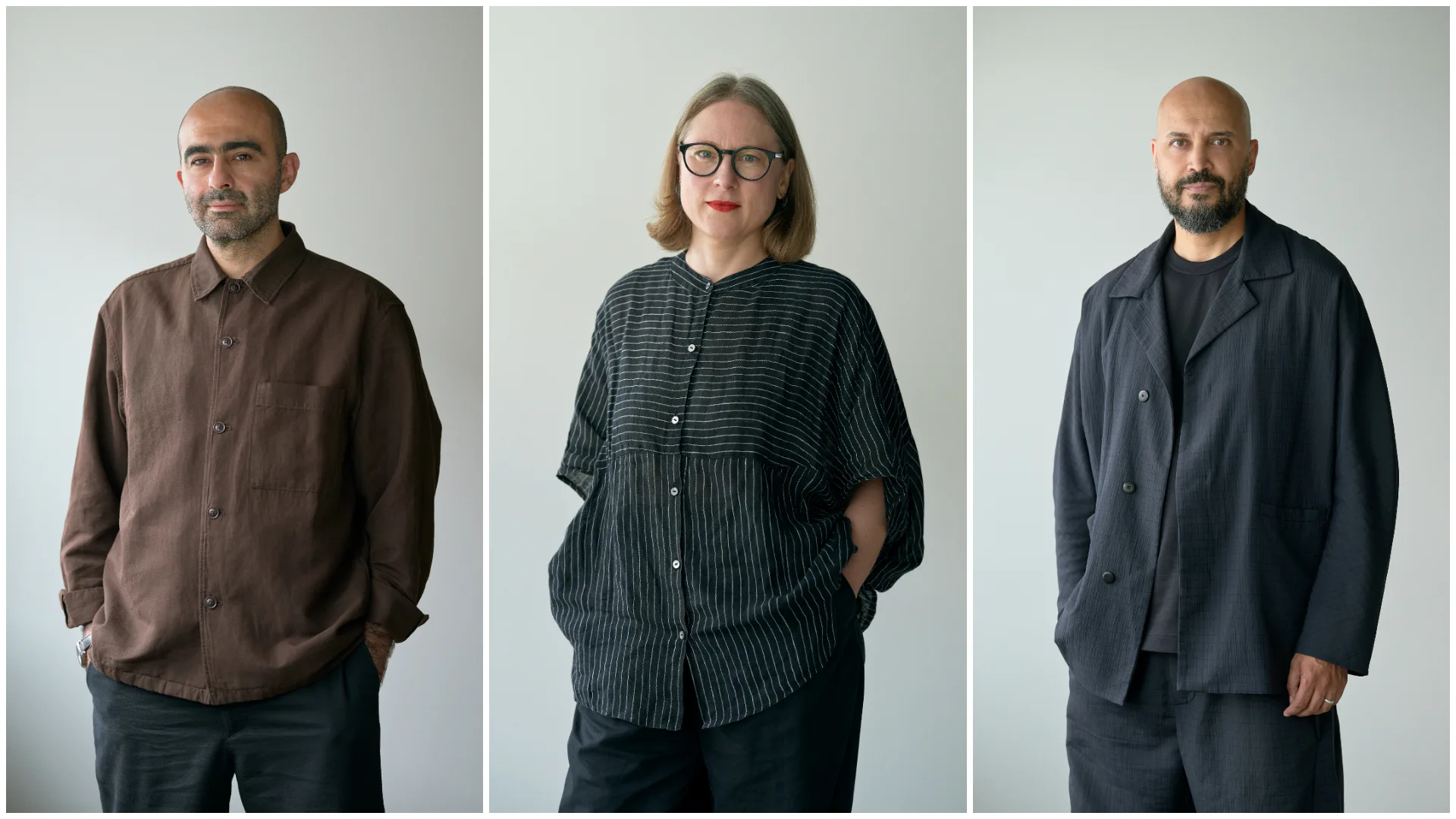 Kaveh Dabiri, Marianne Anthonissen en Samir Bantal. Beeld Mounir Raji/OMA