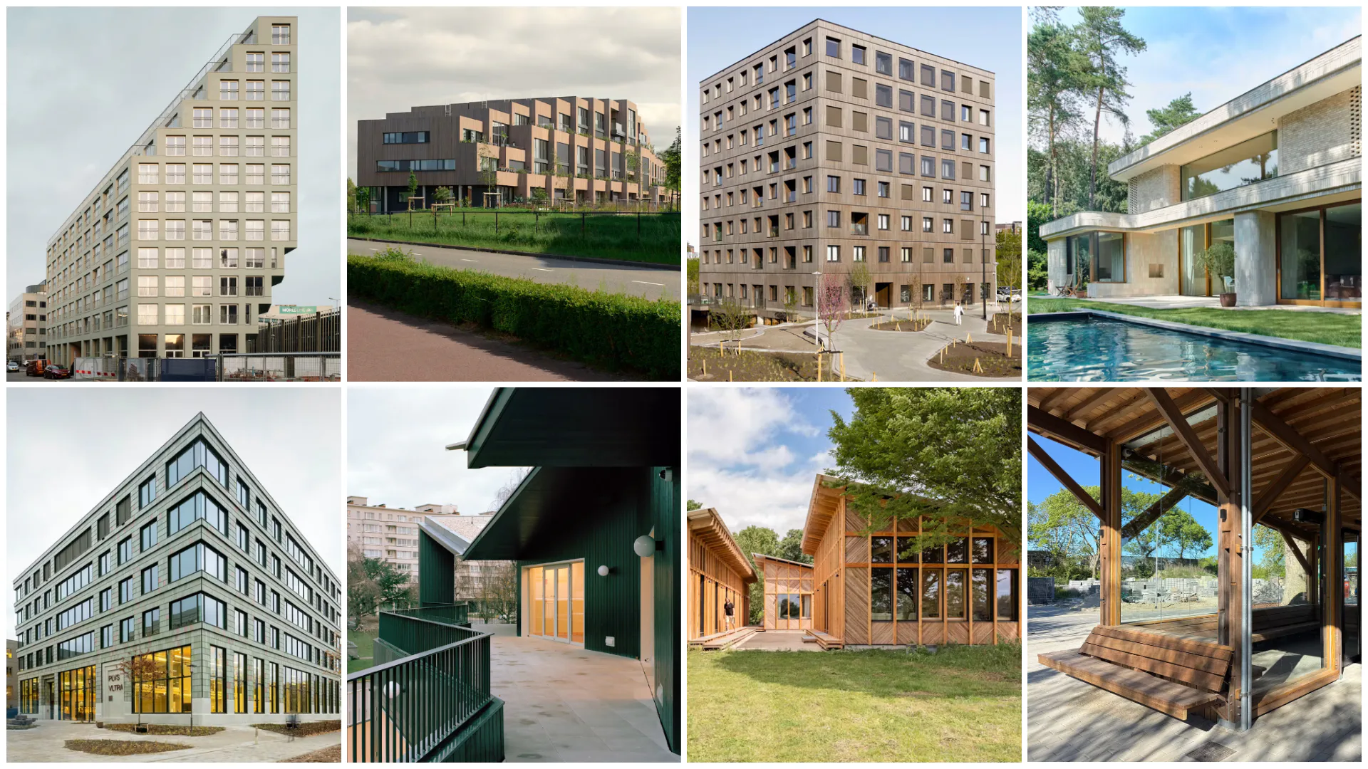vlnr. Octavia Hill, Superlofts Peak Noorderplassen, Switi, Villa de Bilt, Plus Ultra III, kinderdagverblijf Kadee, The Place to Be, Mobiliteitshub Tholen