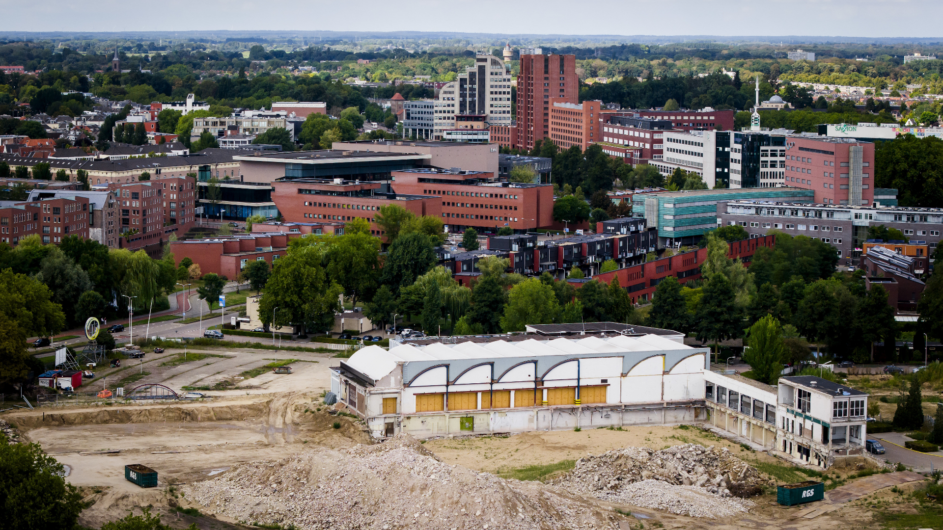 Haveneiland in Deventer, een van de vijf nieuwe locaties voor versnelde woningbouw. Beeld Sem van der Wal/ANP