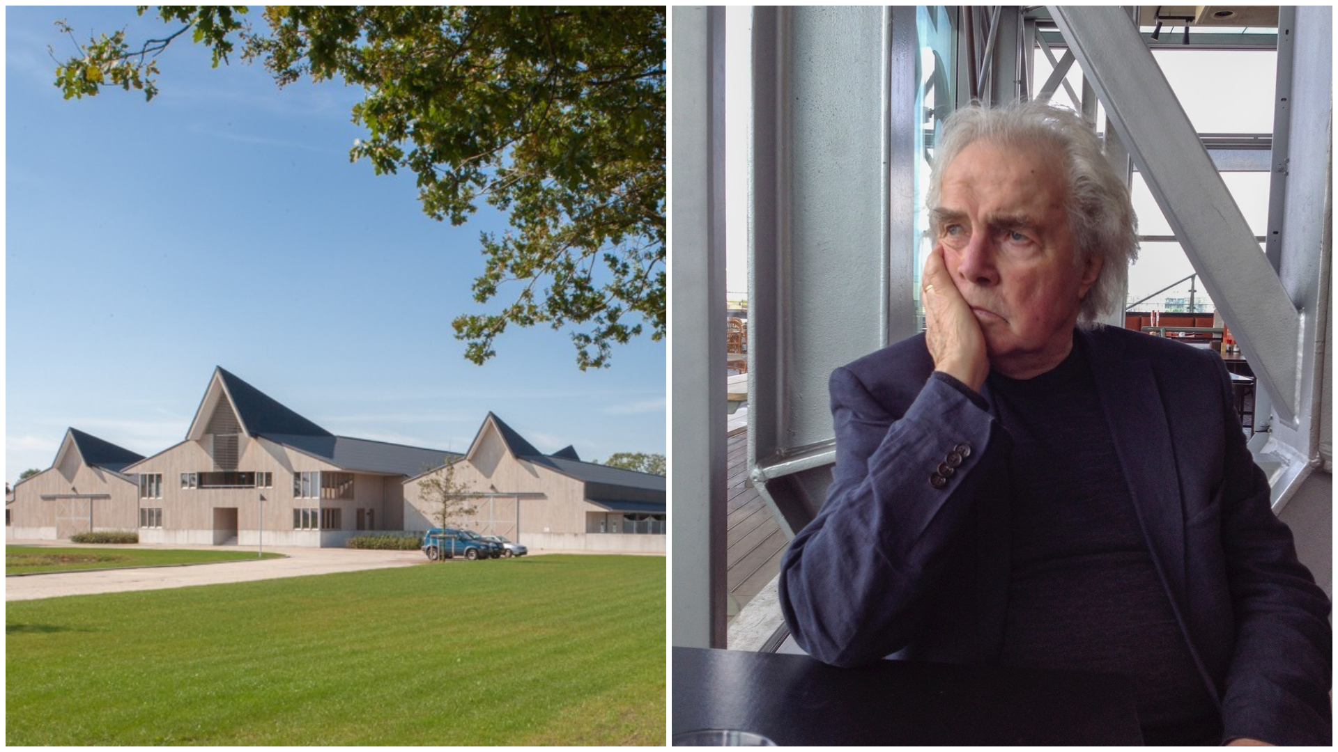 Stal Arcadia in Vledder, door Cor Kalfsbeek (l). Cor Kalfsbeek (r).