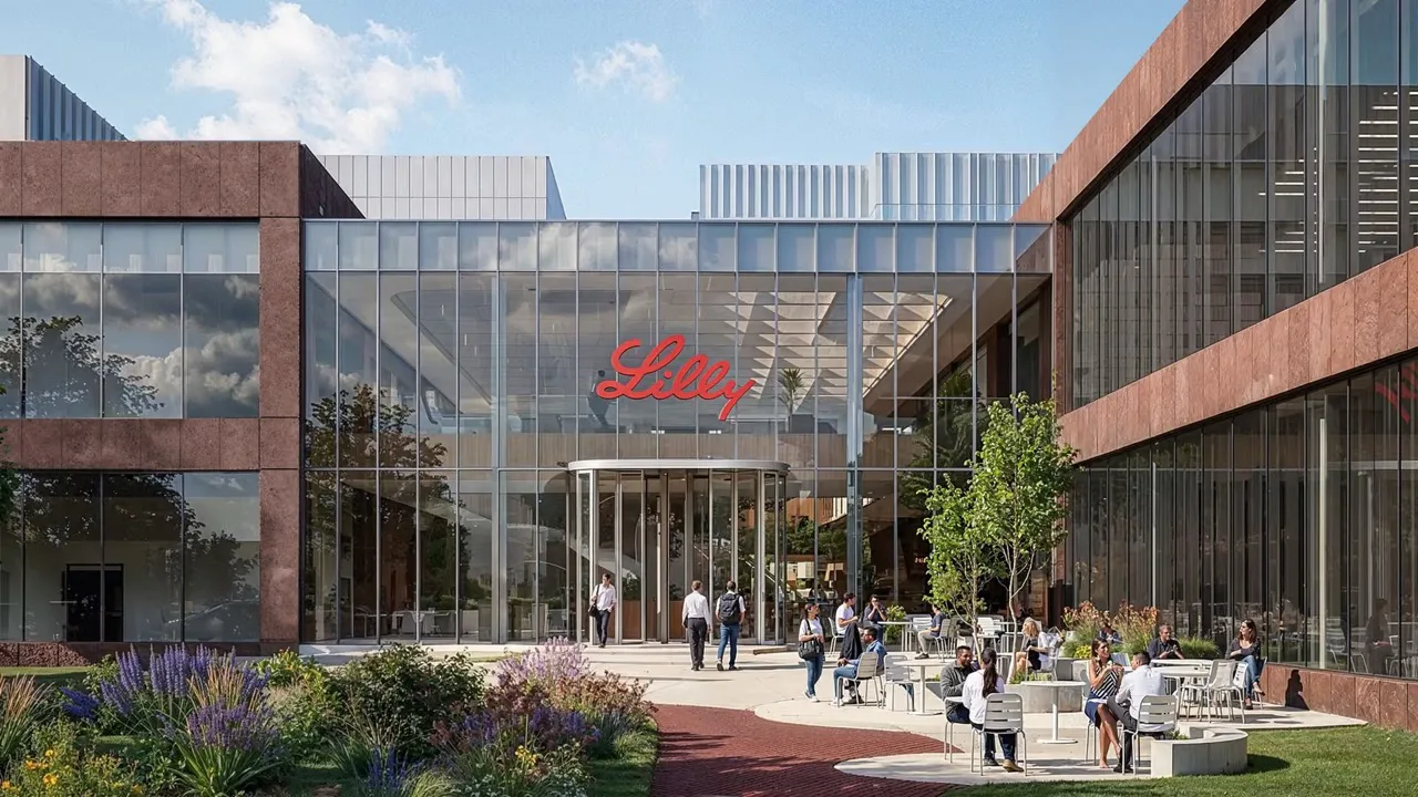 Ontwerp Eli Lilly fabriek door Powerhouse Company. Beeld Powerhouse Company